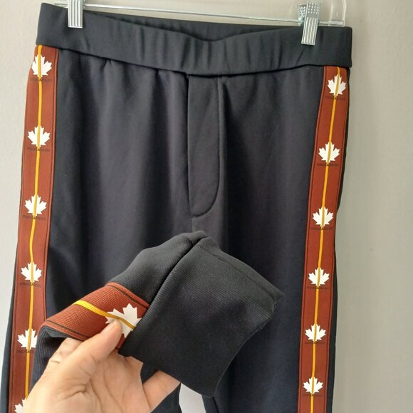 Dsquared2 Men's Size Small Jogger‎ Pants Loegoed Side 2 Pockets Ski Fit Black - Picture 9 of 15